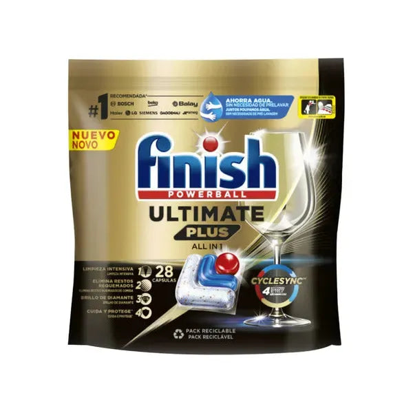 pastilla detergente para lavavajillas Bosch finish 19x6x23 mm