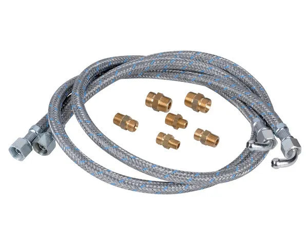 Kit 2 latiguillos gasoil H3/8" x H1/4" 1000 mm con racores Lamborghini