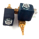 Detalle electroválvula doble Polti M0003427 bobina y válvula