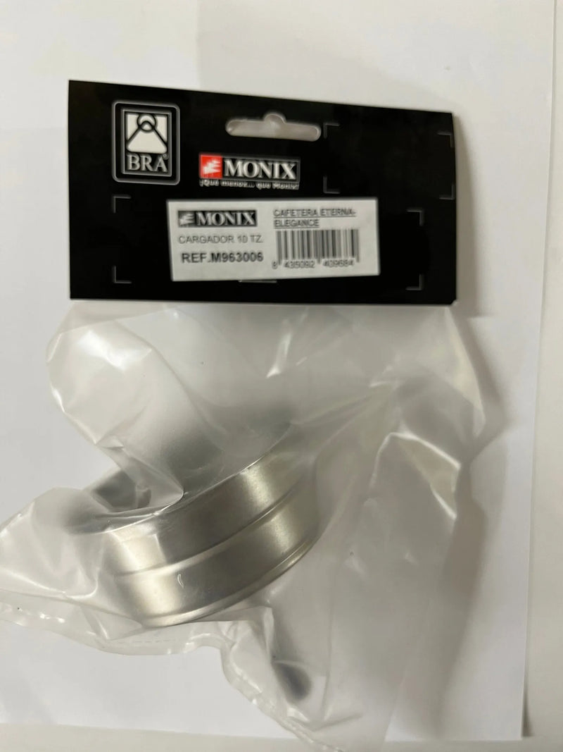 Cargador 10 Tz Inox. Cafetera Monix Eterna-Aroma Bra Elegance M963006