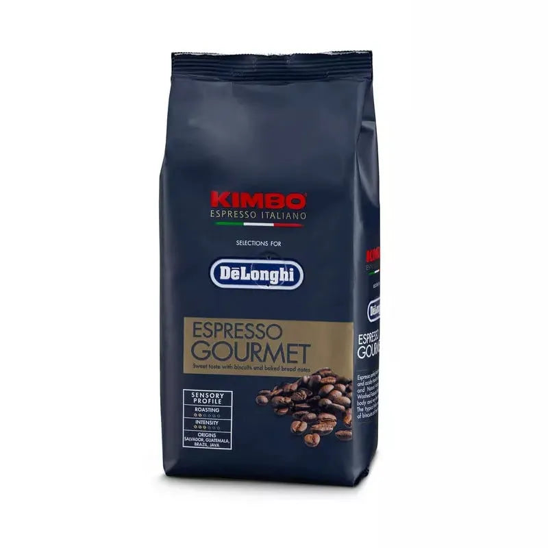 DeLonghi Cafe Kimbo Espresso en grano De'Longhi, Gourmet 80% Arábica 20% Robusta, 250 g