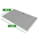 Metallfilter 50,6 x 30,0 cm für Mepamsa, Electrolux, Franke, AEG Dunstabzugshaube 1330059015
